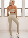 Yoga Bra Top and Leggings Set