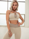 Yoga Bra Top and Leggings Set